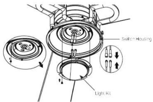 Kichler Pillar - INSTALLING THE LIGHT KIT AND GLASS - 1