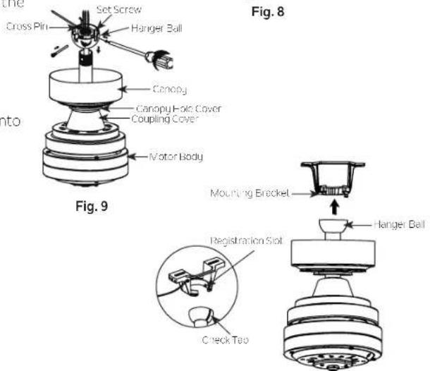 Kichler Pillar - HANGING THE FAN - 2