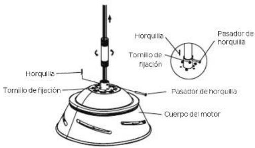 Kichler Verdi - COLGAR EL VENTILADOR (continuación) - 1