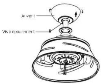 Auvent Vis à épaulement