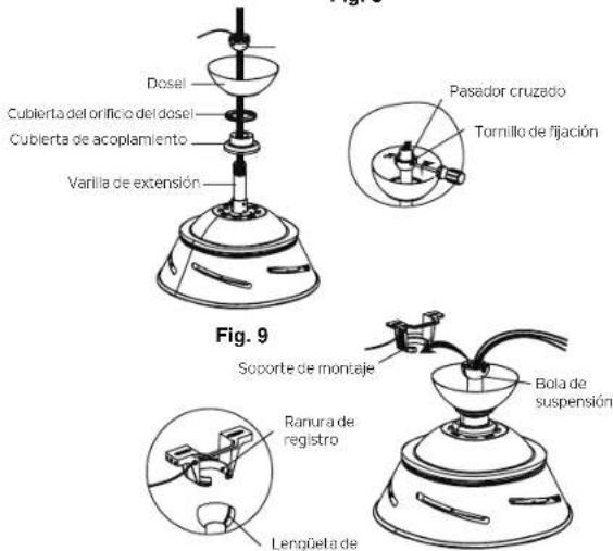 Kichler Verdi - COLGAR EL VENTILADOR (continuación) - 2
