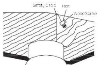 Kichler Verdi - INSTALLATION OF SAFETY SUPPORT (required for Canadian installation ONLY) - 2