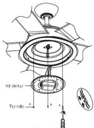 Kichler Verdi - INSTALACIÓN DEL KIT DE LUZ Y VIDRIO - 1