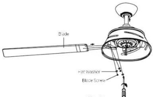 Kichler Verdi - ATTACHING THE FAN BLADES - 2