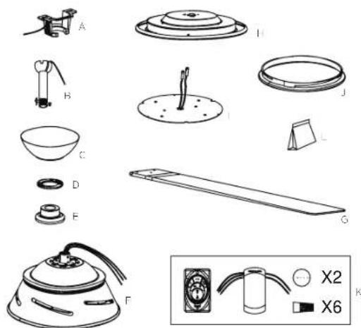 Kichler Verdi - PACKAGE CONTENTS - 1