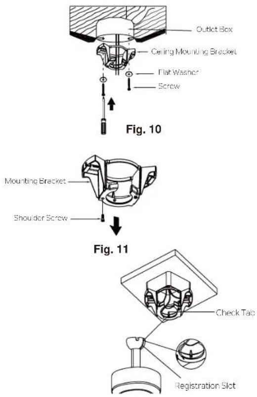 Kichler Pinion - HANGING THE FAN - 1