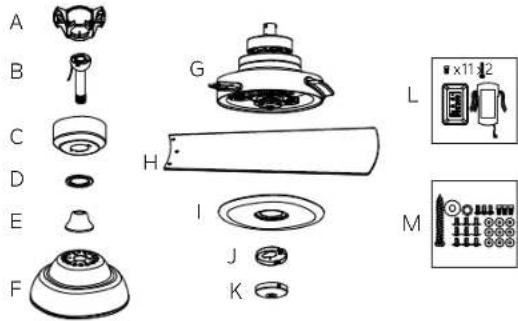 Kichler Pinion - PACKAGE CONTENTS - 1