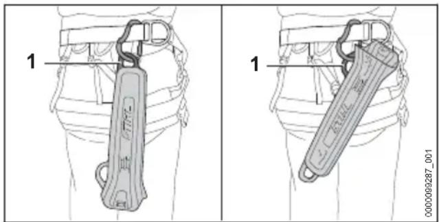 STIHL MSA 220.0 T - Kettingbeschermer aan het oog vervoeren - 1