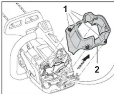 STIHL MSA 220.0 T - Cleaning the fleece air filter - 1