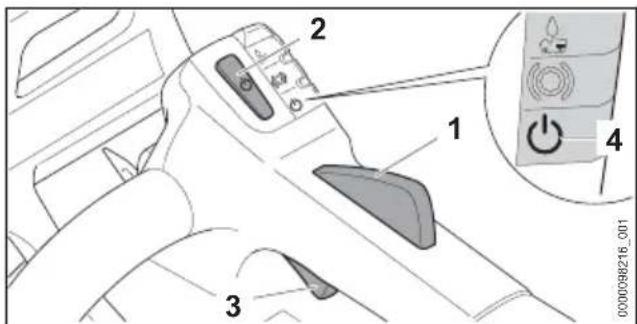 STIHL MSA 220.0 T - Kettingzaag inschakelen - 1