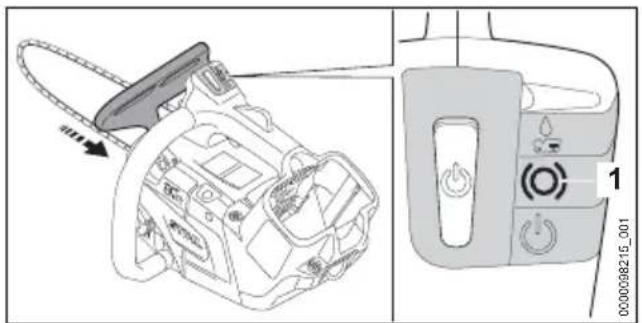 STIHL MSA 220.0 T - Kettingrem lossen - 1