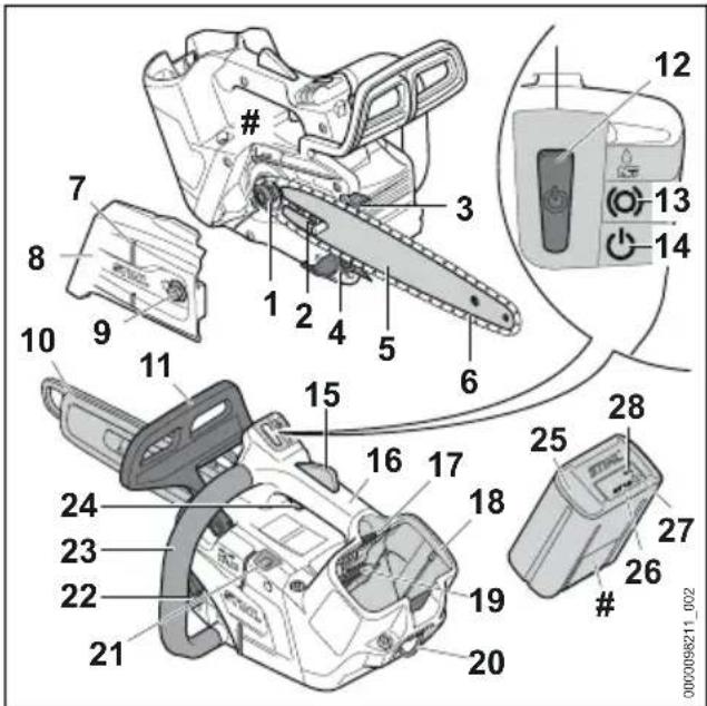 STIHL MSA 220.0 T - Motorsäge und Akku - 1