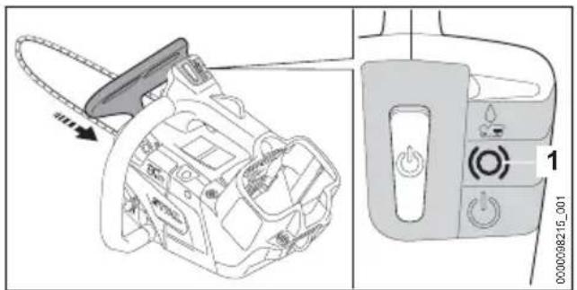 STIHL MSA 220.0 T - Kettenbremse lösen - 1