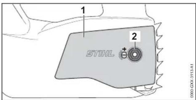 STIHL MSA 220.0 T - Zaagblad en zaagketting monteren - 1