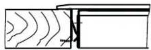 Fors TIFS 844 FB - Working surface cut-out - 3