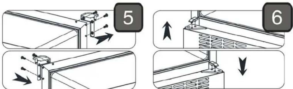 Fors VS 8619 GES - Door reversal - 3