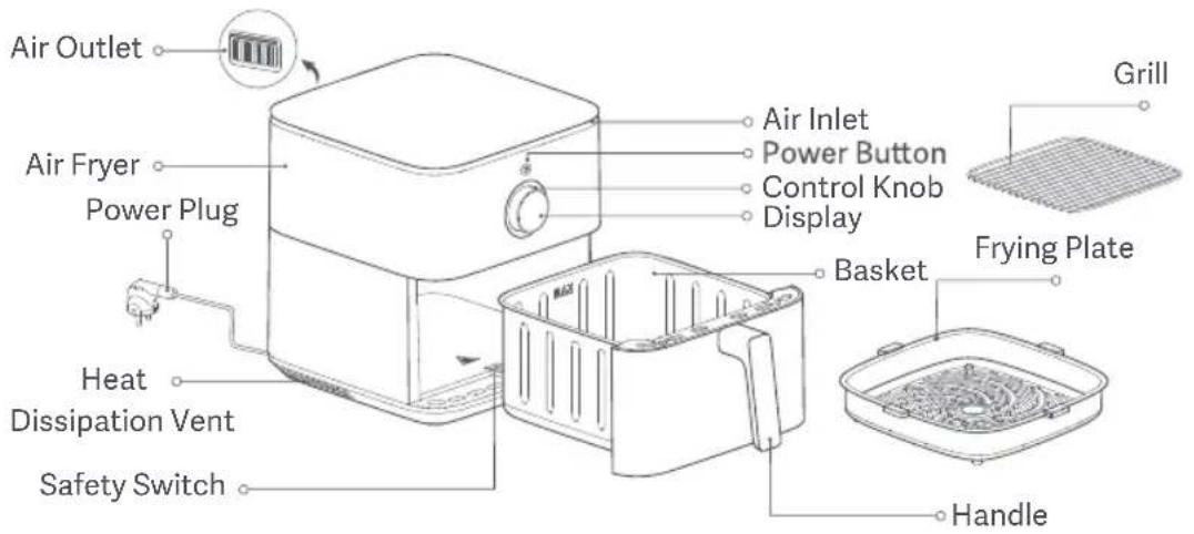 Xiaomi Smart Air Fryer 6.5L - Product Overview - 1
