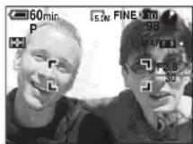 SONY MVC-CD500 - Wählen Sie den gewünschten AF-Bereich. - 1