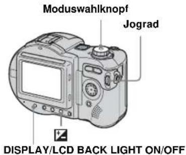 SONY MVC-CD500 - — EV-Belichtungskorrektur Moduswahlknopf: P/S/A/SCN/ - 1