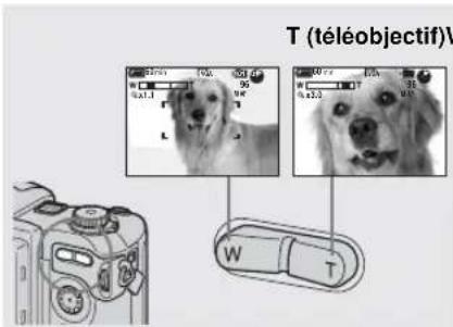 T (téléobjectif) W 95 W 0.23 L W T