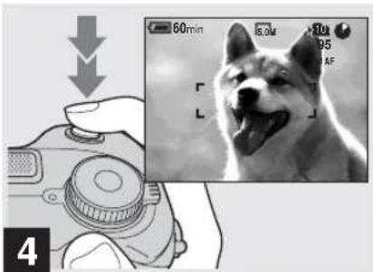 SONY MVC-CD500 - Prise de vue de base d'images fixes — Mode de réglage automatique - 4
