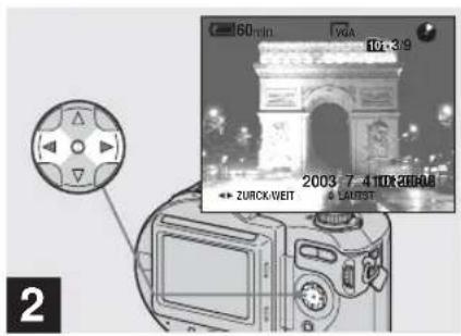 SONY MVC-CD500 - Wiedergabe einer Index-Anzeige (Neun- oder Drei-Bild-Anzeige) - 1