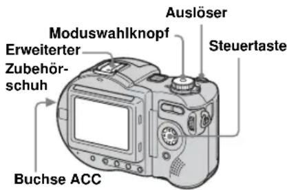 SONY MVC-CD500 - Moduswahlknopf: 📷/P/S/A/M/SCN - 1