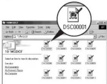 SONY MVC-CD500 - Doppelklicken Sie auf die gewünschte Bilddatei. - 1