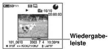 SONY MVC-CD500 - Wiedergabe von Bewegtbildern auf dem LCD-Monitor - 3