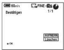 SONY MVC-CD500 - Bestätigen der Bildaufzeichnung - 2