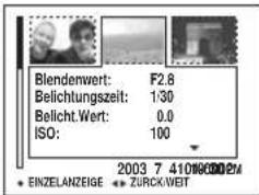 SONY MVC-CD500 - Bildwiedergabe auf dem LCD-Monitor der Kamera - 3