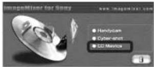 SONY MVC-CD500 - Klicken Sie auf [CD Mavica] auf dem Modellwahl-Bildschirm. - 1