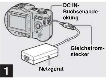SONY MVC-CD500 - Betrieb mit externer Stromquelle - 1