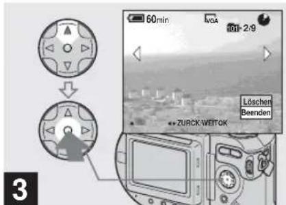 SONY MVC-CD500 - Löschen von Bildern - 3
