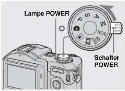 SONY MVC-CD500 - Ein- und Ausschalten der Kamera - 1