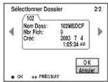 SONY MVC-CD500 - Sélection du dossier et lecture d'images - 2