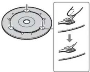 SONY MVC-CD500 - Verwendung des mitgelieferten 8-cm-CD-Adapters - 3