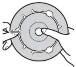 SONY MVC-CD500 - Verwendung des mitgelieferten 8-cm-CD-Adapters - 2