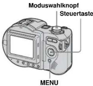 SONY MVC-CD500 - Moduswahlknopf: P/S/A/M/SCN - 1