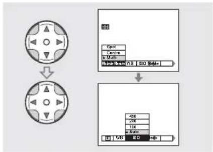 SONY MVC-CD500 - Comment utiliser la touche de commande - 1