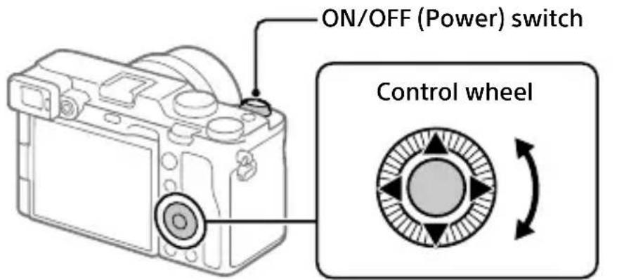SONY ILCE-7C - Setting the language and the clock - 1
