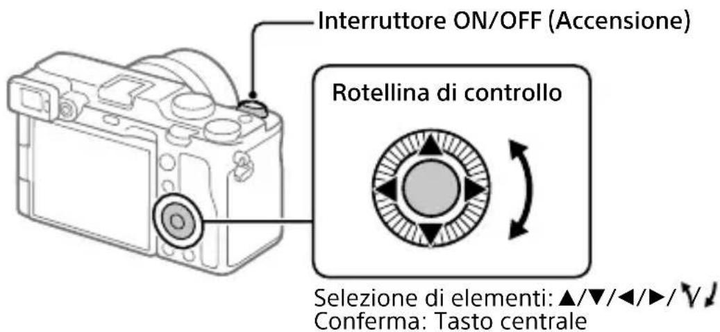 SONY ILCE-7C - Impostazione della lingua e dell'orologio - 1