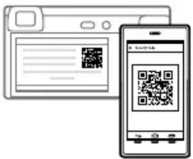 SONY ILCE-7C - Yhdistä kamera ja älypuhelin käyttämällä QR Code. - 1
