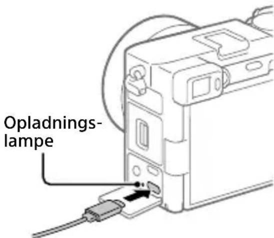 SONY ILCE-7C - Opladning af batteriet - 1