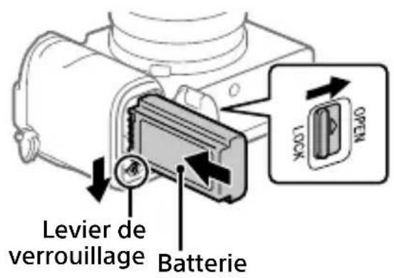Levier de verrouillage Batterie