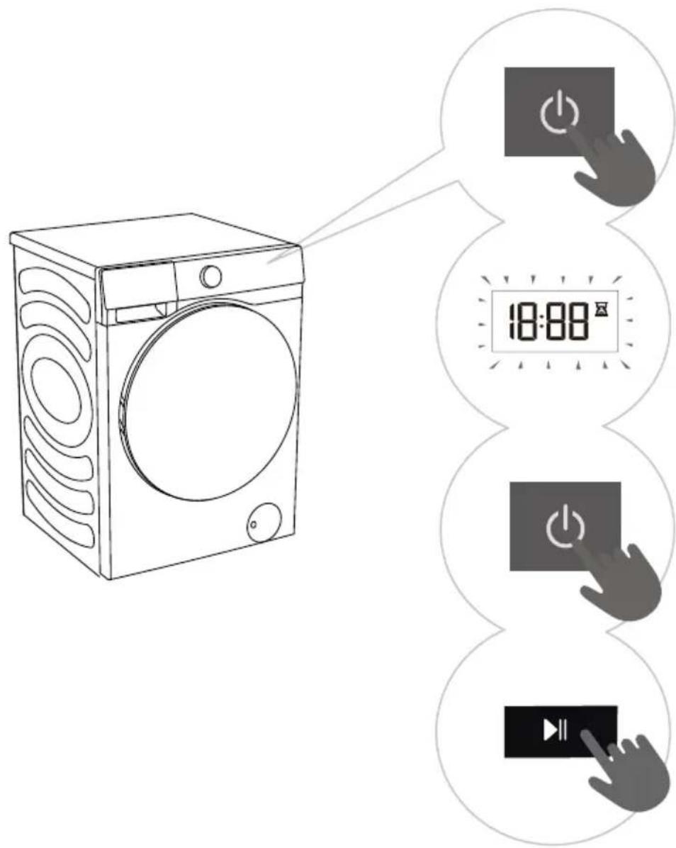 HISENSE WF5S1243BB1 - ÉTAPE 5 : LANCEMENT DU PROGRAMME DE LAVAGE - 2
