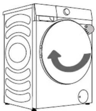 HISENSE WF5S1243BB1 - ALLUMAGE DU LAVE-LINGE - 2