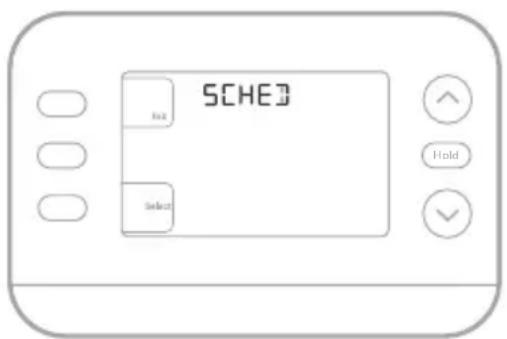 HONEYWELL X2P - Ajuste de los horarios de programación - 1