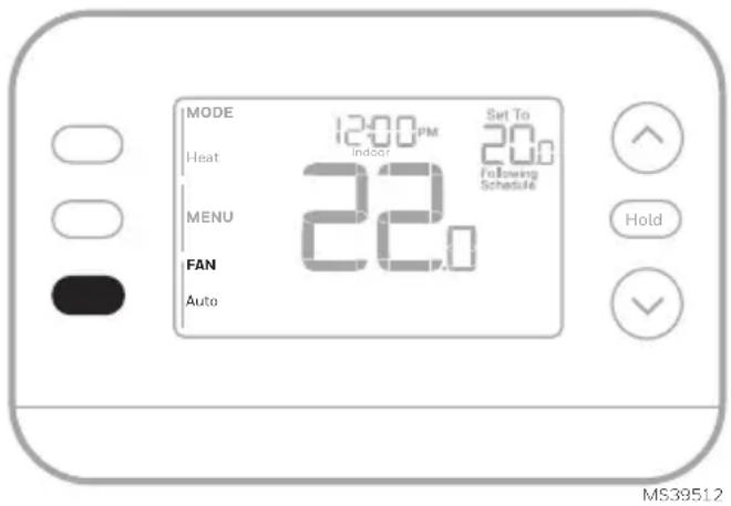 HONEYWELL X2P - Modos de ventilador: - 1