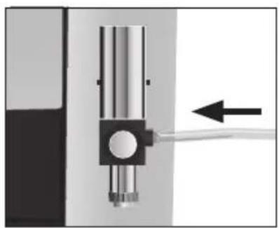 JURA E8 EC - Raccordement du lait - 1